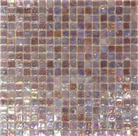 Мозаика стеклянная однотонная JNJ Ice Jade 15x15, 295х295 мм IC 39, на сетке, лист 0.087 кв.м