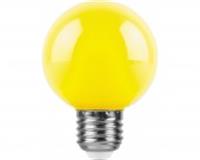 Шар для белт лайта 25904 LB-371 (3W) 230V E27 желтый G60, КИТАЙ, код 0510500027, штрихкод 462715318017, артикул 25904