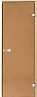 Дверь для сауны Harvia (Харвия) 90x190 STG ольха/бронза
