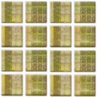 Мозаика стеклянная однотонная JNJ Ice Jade 15x15, 295х295 мм IB 14, на сетке, лист 0.087 кв.м