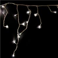 Гирлянда-бахрома светодиодная Neon-Night Айсикл 2,4х0,6 м, эффект мерцания, белый