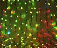 Гирлянда-дождь (плей-лайт) светодиодная Rich Led 2*6 м, 220 В, пост. св., IP65, мульти, пр. черный