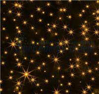 Гирлянда-дождь (плей-лайт) светодиодная Rich Led 2*6 м, 220 В, мерцание, IP65, желтый, пр. черный