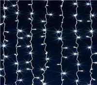 Гирлянда-дождь (плей-лайт) светодиодная Rich Led 2*2 м, 220 В, пост. св., IP65, белый, пр. белый