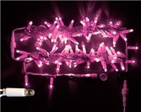 Гирлянда-нить светодиодная Rich Led 10 м, 24 В, мерцание, IP65, розовый, пр. белый