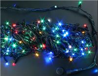 Гирлянда-нить светодиодная Rich Led 10 м, 24 В, пост. св., мульти, пр. черный