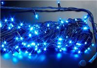 Гирлянда-нить светодиодная Rich Led 10 м, 24 В, пост. св., синий, пр. черный