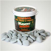 Камни для сауны жадеит шлифованный (средний), 5 кг