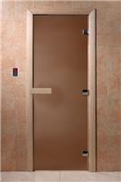 Дверь для сауны DoorWood (Дорвуд) 70x170 Основная серия Бронза матовое