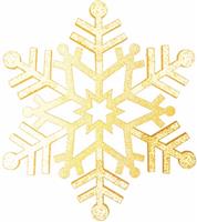 Ёлочные украшения Neon-Night Снежинка резная, 81 см, цвет золотой