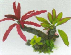 Композиция из искусственных растений для аквариума Vitality 36х18х22см (ST369A-2)