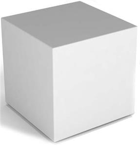 Декоративная фигура Flox куб белый