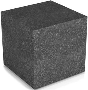 Декоративная фигура Flox куб черный гранит