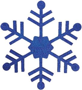 Ёлочные украшения Neon-Night Снежинка классическая, 66 см, цвет синий