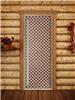 Дверь для сауны DoorWood (Дорвуд) 70x190 Престиж (с рисунком) Мираж правая (бронза)