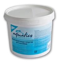 Препарат для бассейна Aquatics (Каустик) хлор медленный таблетки (200г) 5 кг
