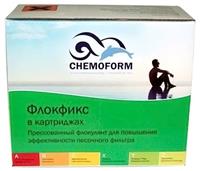 Препарат для бассейна Chemoform Флокфикс в картриджах, (8х125г), 1 кг