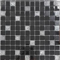 Стеклянная мозаичная смесь ORRO mosaic Glasstone Vesta Black