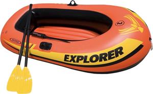 Лодка надувная Intex Explorer 200 (с насосом и веслами), артикул 58331