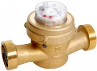 Счётчик-расходомер Etatron резьбовой 3/4” ГВ, 1 имп/0,25 л