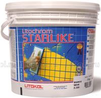 Смесь на эпоксидной основе Litokol (2-х компонентная) Litochrom Starlike C.560 (Серый цемент) ведро 5 кг