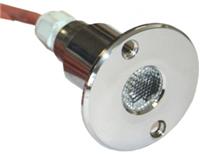 Прожектор светодиодный под плитку с оправой из нерж. стали Аквасектор 1 Вт, белый (AISI 316)