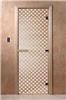 Дверь для сауны DoorWood (Дорвуд) 80x200 Основная серия Мираж (сатин) правая
