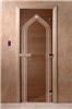 Дверь для сауны DoorWood (Дорвуд) 70x170 Основная серия Арка (бронза) левая