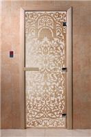 Дверь для сауны DoorWood (Дорвуд) 70x190 Основная серия Флоренция (сатин) правая