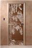 Дверь для сауны DoorWood (Дорвуд) 70x200 Основная серия Берёза (бронза) правая