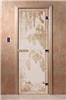Дверь для сауны DoorWood (Дорвуд) 70x200 Основная серия Берёзка (сатин) правая
