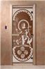 Дверь для сауны DoorWood (Дорвуд) 70x200 Основная серия Посейдон (бронза) правая