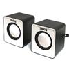 Компьютерные колонки Dialog colibri ac-02up black white usb