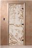 Дверь для сауны DoorWood (Дорвуд) 80x200 Основная серия Венеция (сатин) левая
