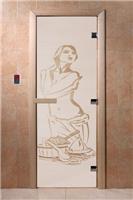 Дверь для сауны DoorWood (Дорвуд) 70x200 Основная серия Искушение (сатин) правая
