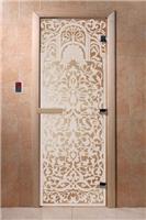 Дверь для сауны DoorWood (Дорвуд) 60x180 Основная серия Флоренция (сатин) правая