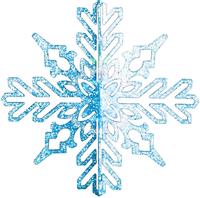 Ёлочные украшения Neon-Night Снежинка ажурная 3D, 23 см, цвет синий