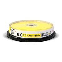 Dvd-Диск Mirex dvd-r mirex 4.7 гб 16x cake box 10 (ul130003a1l)