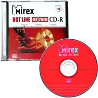 CD-диск Cd-r mirex hotline 700 мб 48x slim case (ul120050a8s)