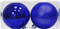 Игрушка Яркий праздник 16575 набор синих шаров 10см 2шт