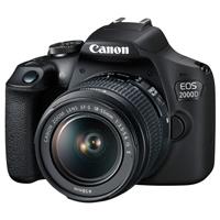 Фотоаппарат зеркальный Canon eos 2000d kit ef-s 18-55 dc iii