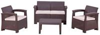 Комплект мебели с диваном B:Rattan Comfort 4