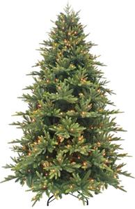 Новогодняя ёлка Triumph Tree Королевская премиум FULL PE с лампами 260 см зеленая