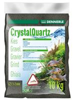 Грунт для аквариума Dennerle Crystal Quartz Gravel, черный, 10 кг