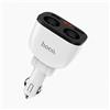 Адаптер автомобильный Hoco Z28 разъем прикуривателя/2USB/5V/3.1A (white) 102262