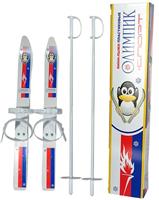 Лыжи детские Олимпик-спорт с палками Материал - пластик, ПЭРазмер - лыжи 66 см, палки 75 см