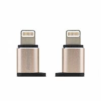 Адаптер Remax RA-USB2 micro USB/lightning (gold) 64838