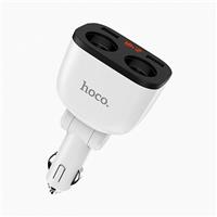 Адаптер автомобильный Hoco Z28 разъем прикуривателя/2USB/5V/3.1A (white) 102262