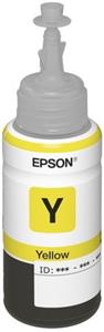 Картридж струйный Epson c13t66444a желтые чернила для l100/110