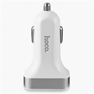 Адаптер автомобильный Hoco Z3 2USB/5V/3.1A (white) 108963